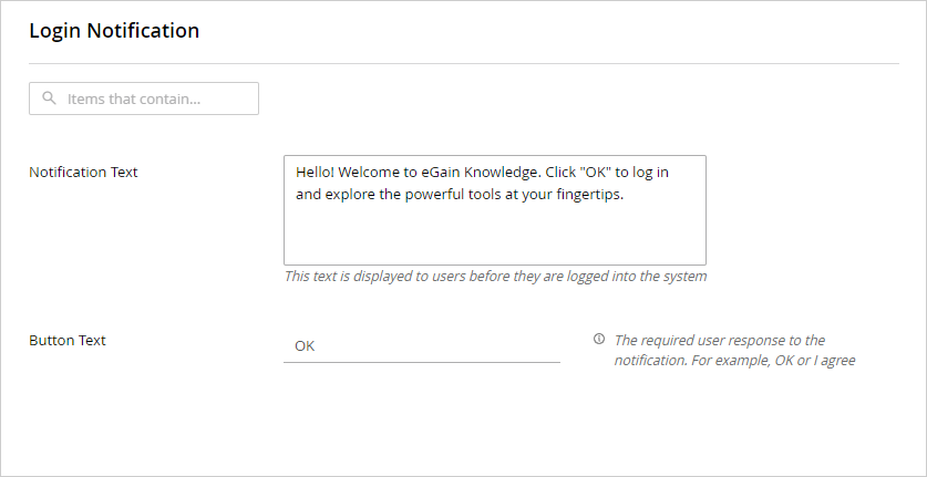 System Notifications
