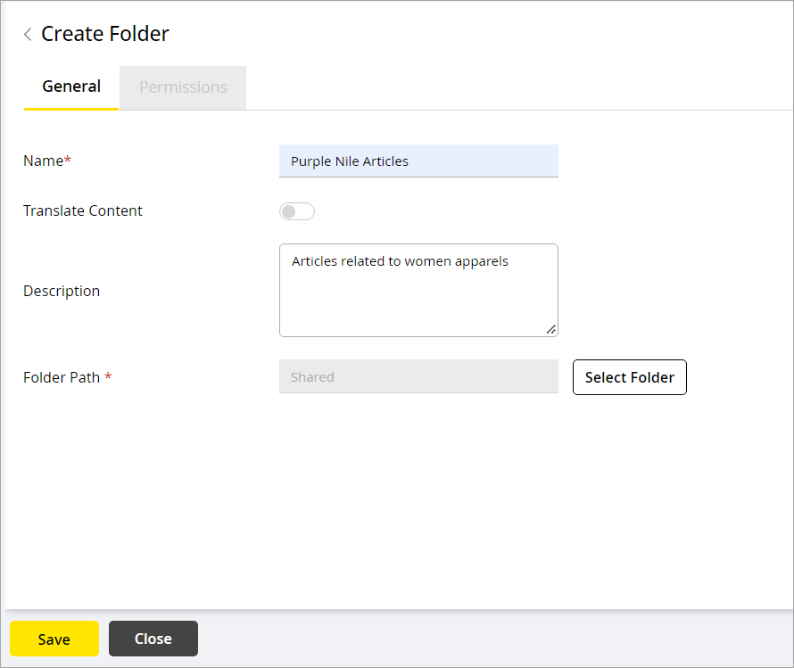 create folder