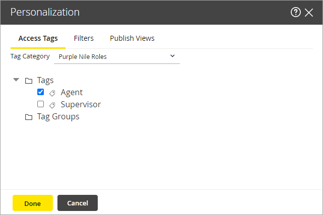 adding access tags