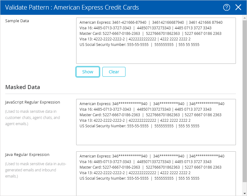 Validate Pattern