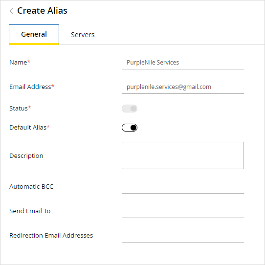 General properties of alias