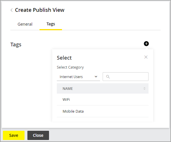 Assign a tag