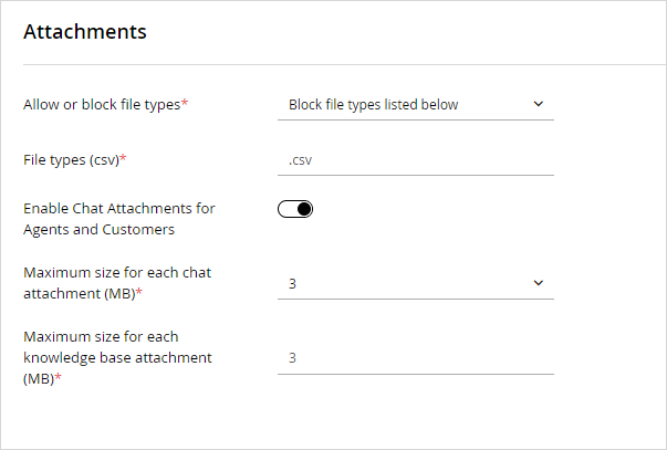 Blocking Attachment files