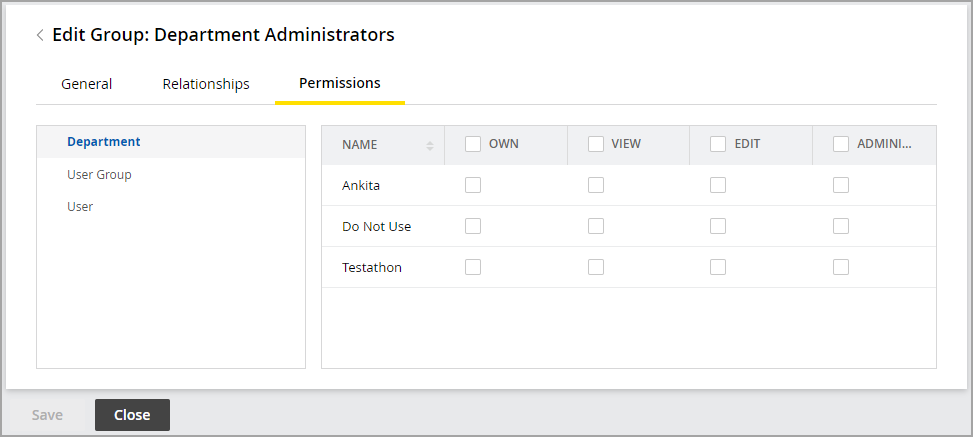 Assign Permissions