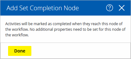 completion node