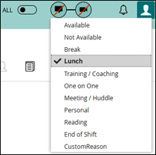 marking unavailability for selected channels
