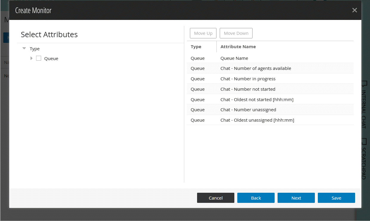 select attributes