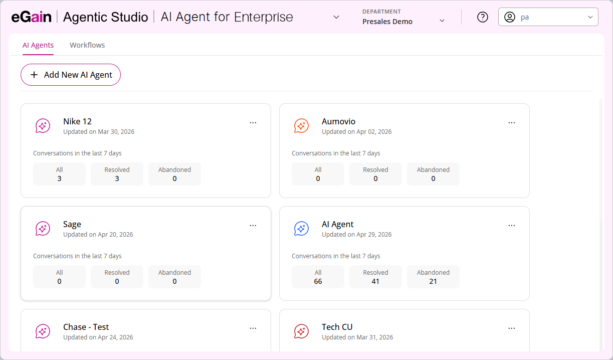 Create New AI Agents