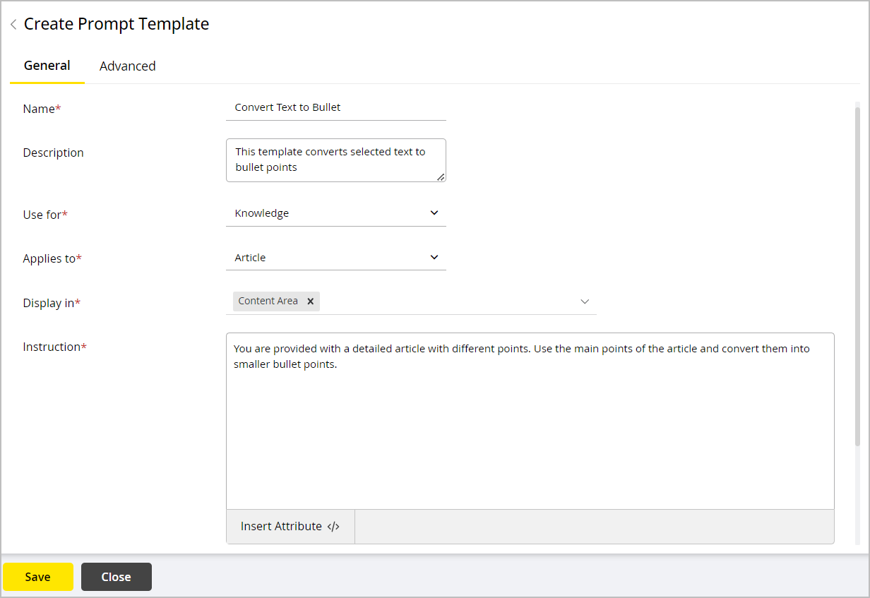 Provide the required details for the prompt