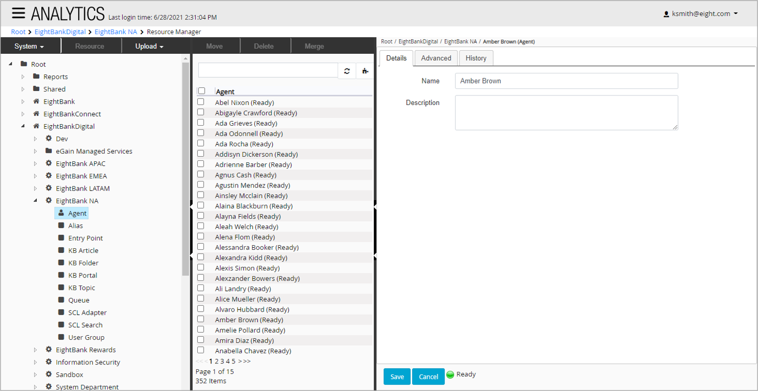 Legacy Resource Manager