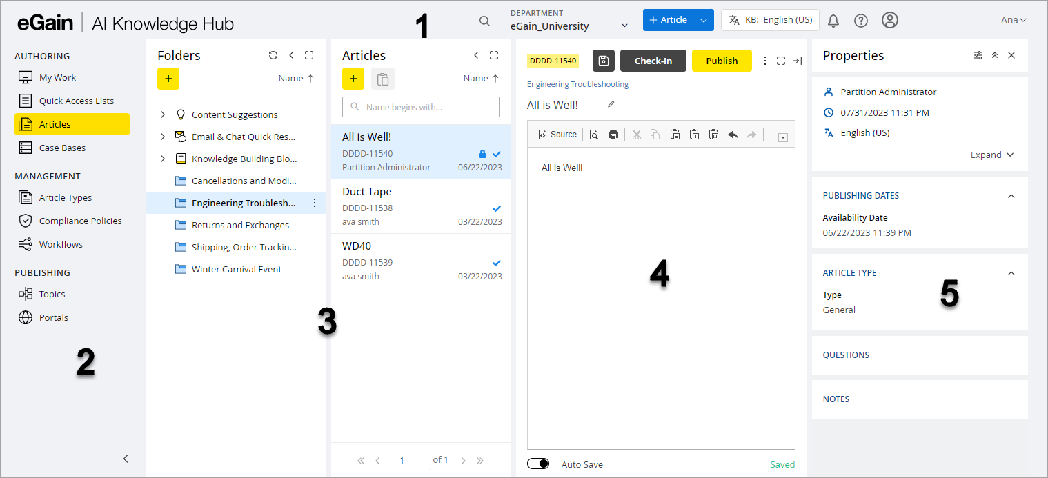 User Interface Elements