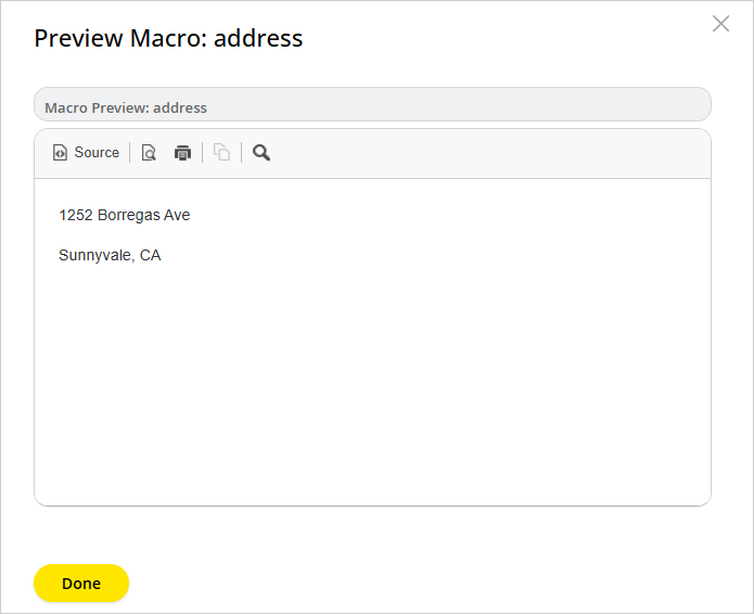 Preview Macro Content from Article