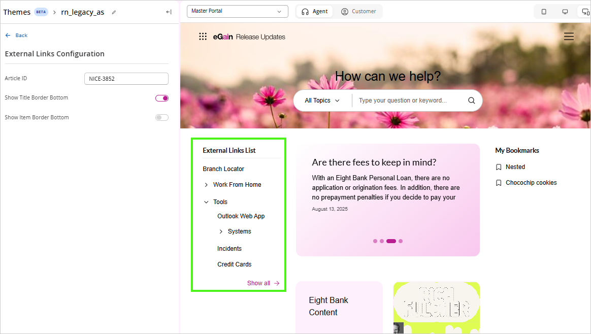 Viewing External Links Article on Portal