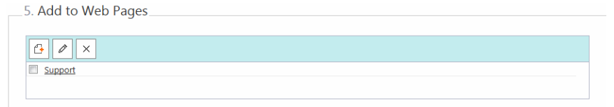 assign offer to web pages