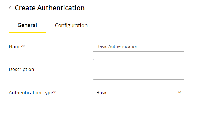 Basic authentication